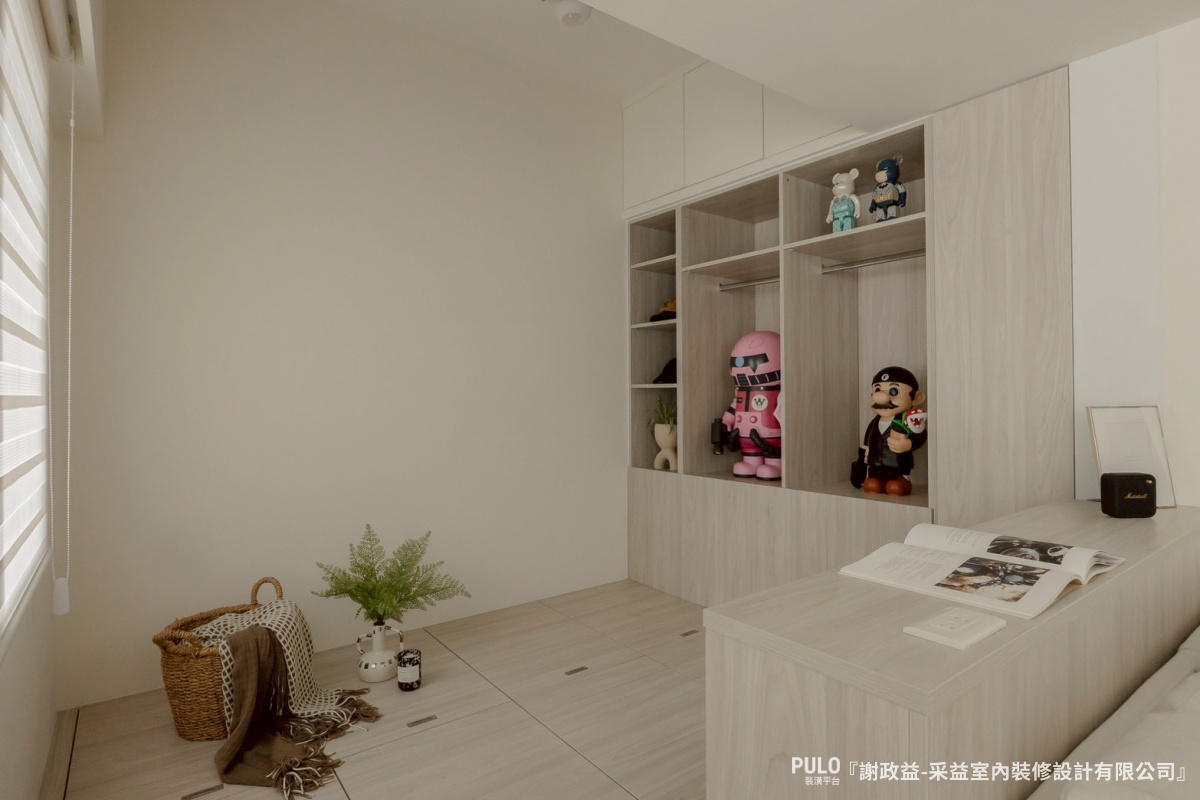 采益室內裝修設計有限公司小坪數裝潢作品 - PULO裝潢平台 小坪數裝潢必看!新北15坪系統櫃設計,極簡風打造最強收納宅-采益室內裝修設計有限公司小坪數裝潢作品 - PULO裝潢平台