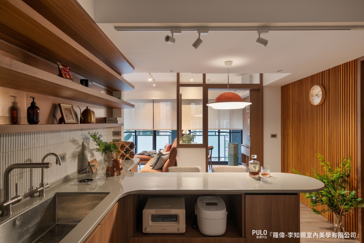 李知親室內美學有限公司廚房檯面作品 - PULO裝潢平台 人造石檯面:外型多變,清潔方便 - 李知親室內美學有限公司廚房檯面作品 - PULO裝潢平台