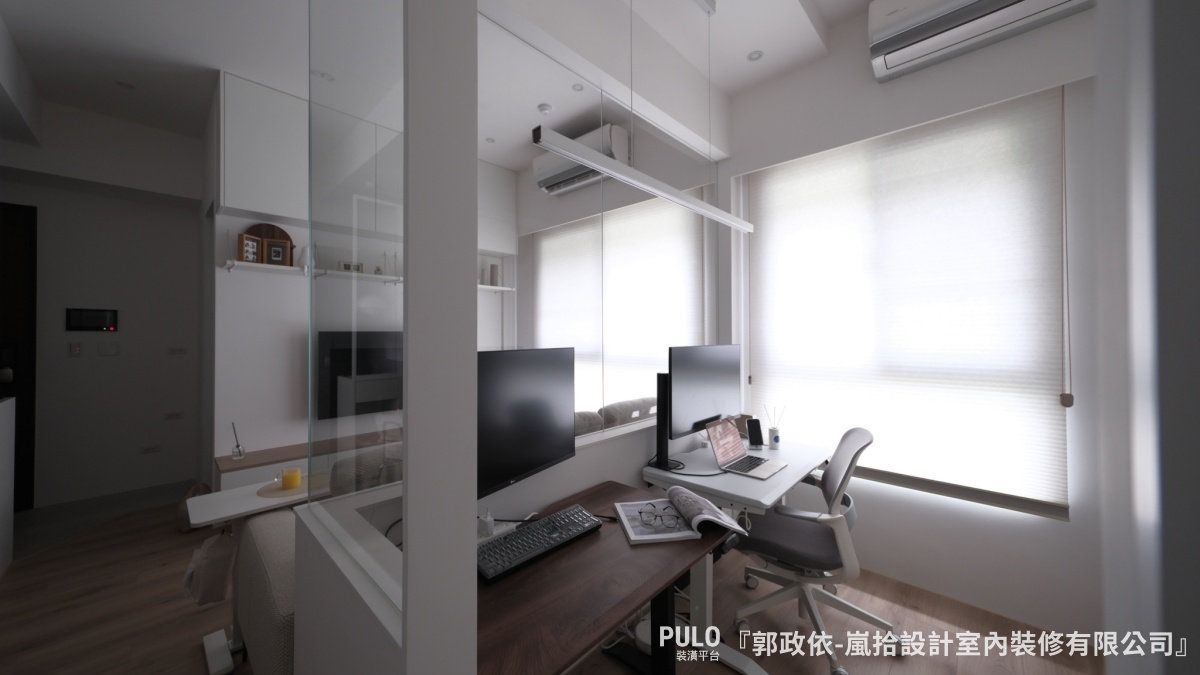 小坪數設計案例三：13坪，全新屋，白色清新小宅。嵐拾設計室內裝修有限公司小坪數裝潢作品 - PULO裝潢平台