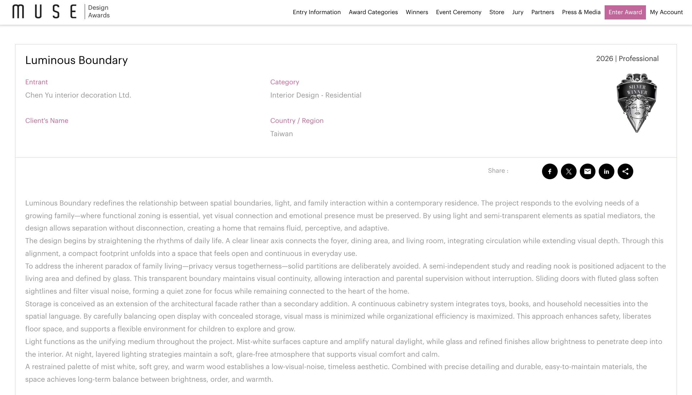 MUSE Design Awards 銀獎-晨由室內裝修有限公司台南室內設計作品 - PULO裝潢平台