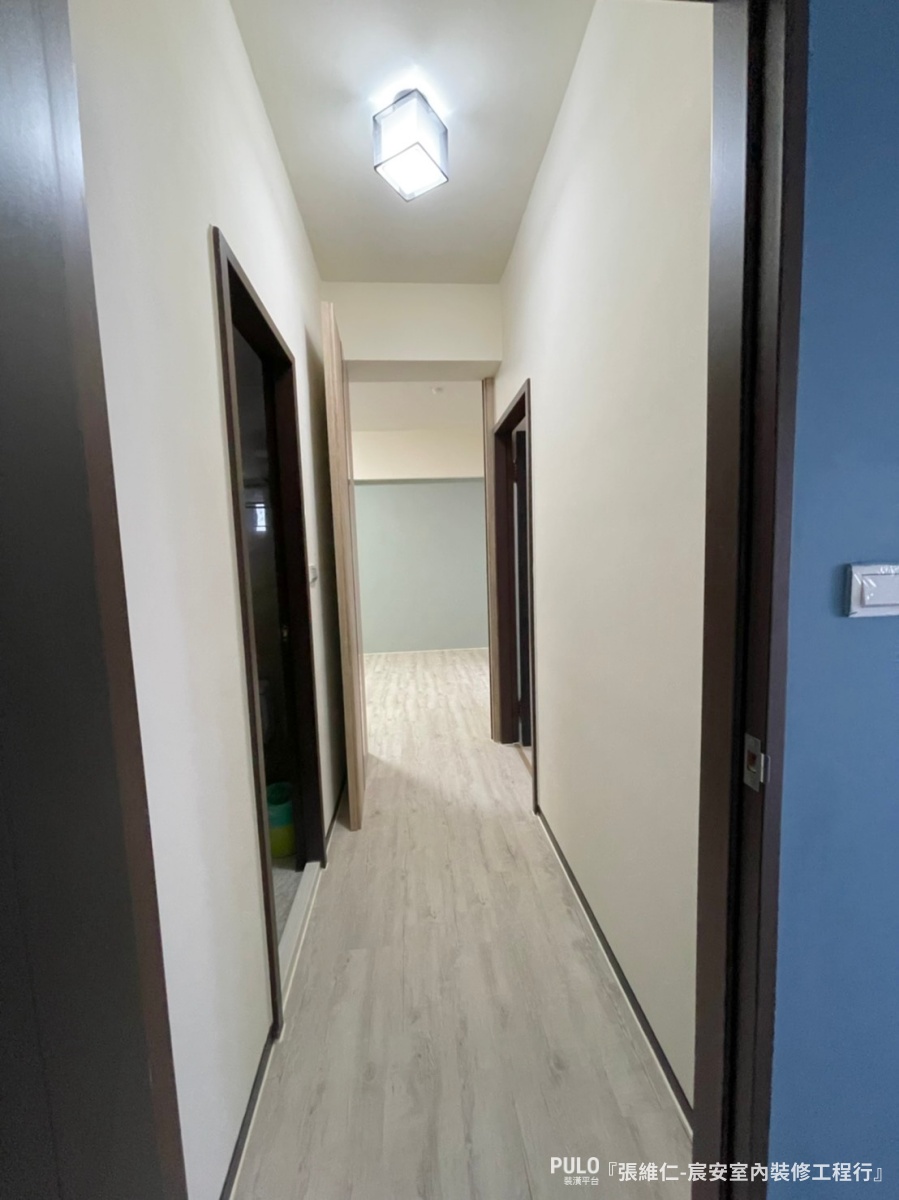 宸安室內裝修工程行台中油漆作品 - PULO裝潢平台 台中油漆輕裝潢案例:跳色牆搭配機能木作,打造清新實用宅-宸安室內裝修工程行台中油漆作品 - PULO裝潢平台
