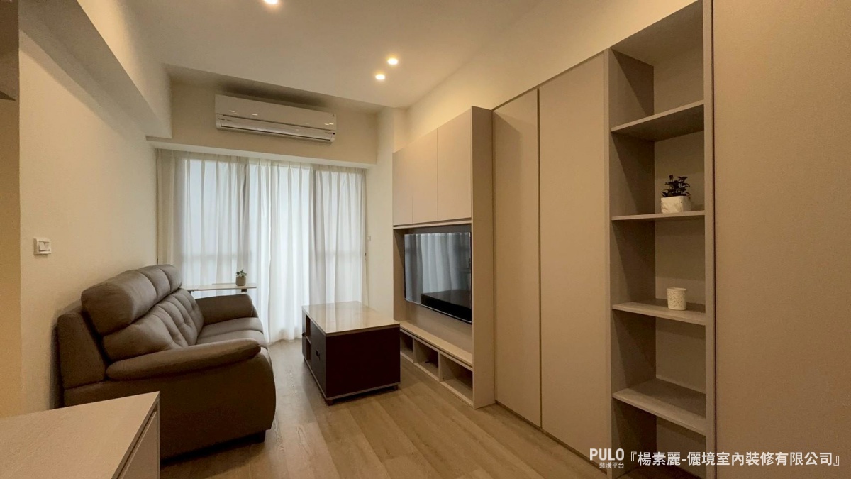 桃園室內設計實例｜22坪銀髮宅系統櫃規劃，樂齡友善的簡約輕裝潢-儷境室內裝修有限公司桃園室內設計 - PULO裝潢平台
