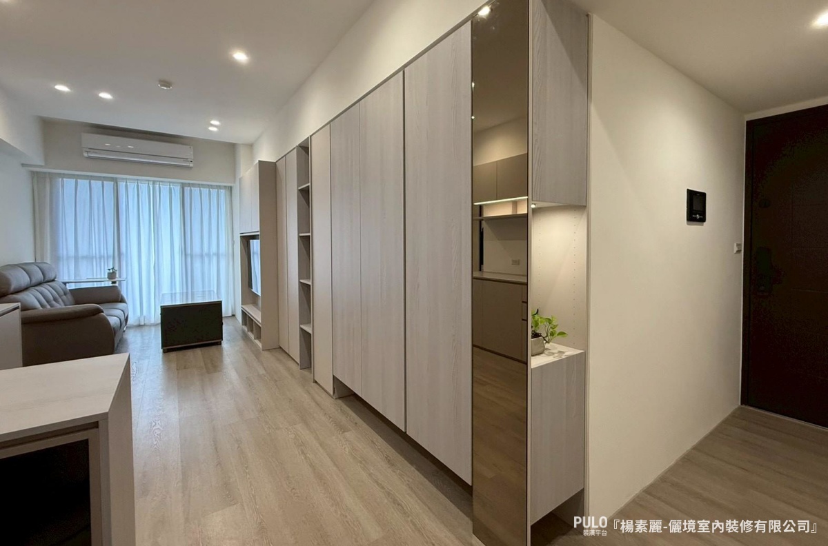 桃園室內設計實例｜22坪銀髮宅系統櫃規劃，樂齡友善的簡約輕裝潢-儷境室內裝修有限公司桃園室內設計 - PULO裝潢平台