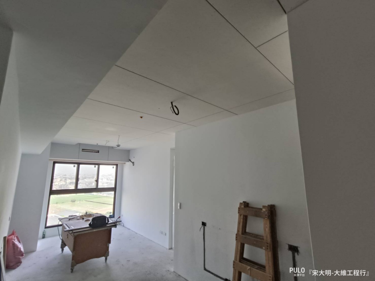 冷氣盒是什麼？天花板木作、冷氣管線整理－桃園中壢裝潢案例 - 大維工程行作品 - PULO裝潢平台