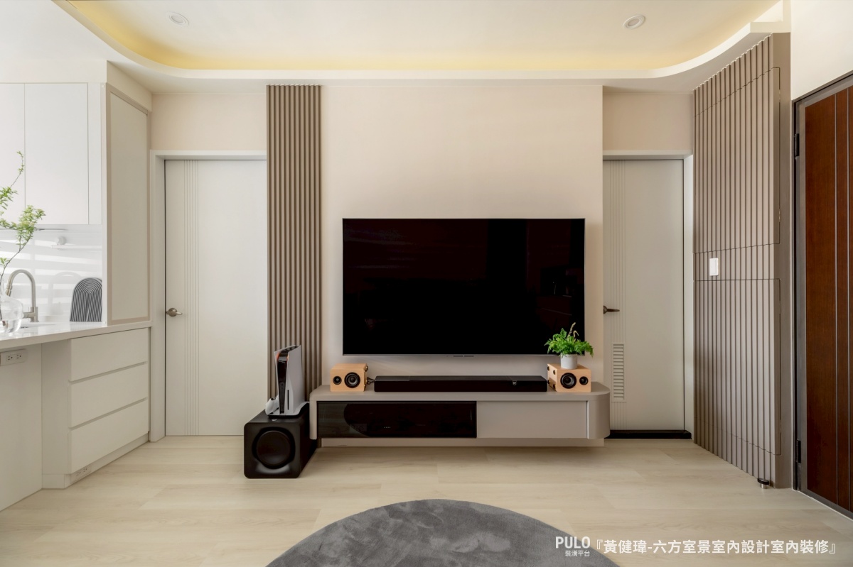 格柵電視牆設計- 六方室景室內設計室內裝修作品 - PULO裝潢平台