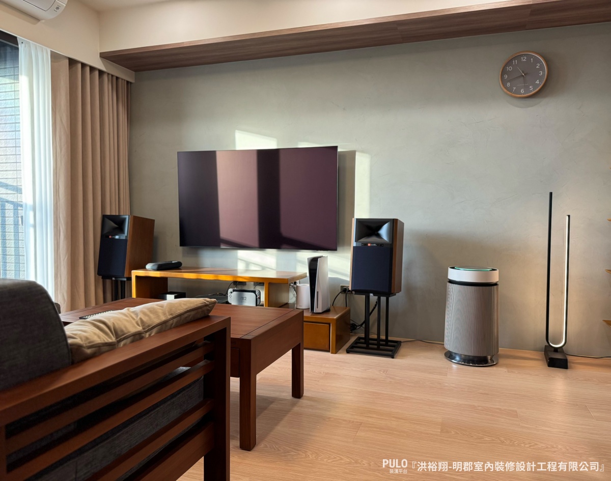 智能家居控必看！桃園室內設計開箱：雲石漆與青空燈打造工程師的清爽機能宅-明郡室內裝修設計工程有限公司智能家居作品 - PULO裝潢平台