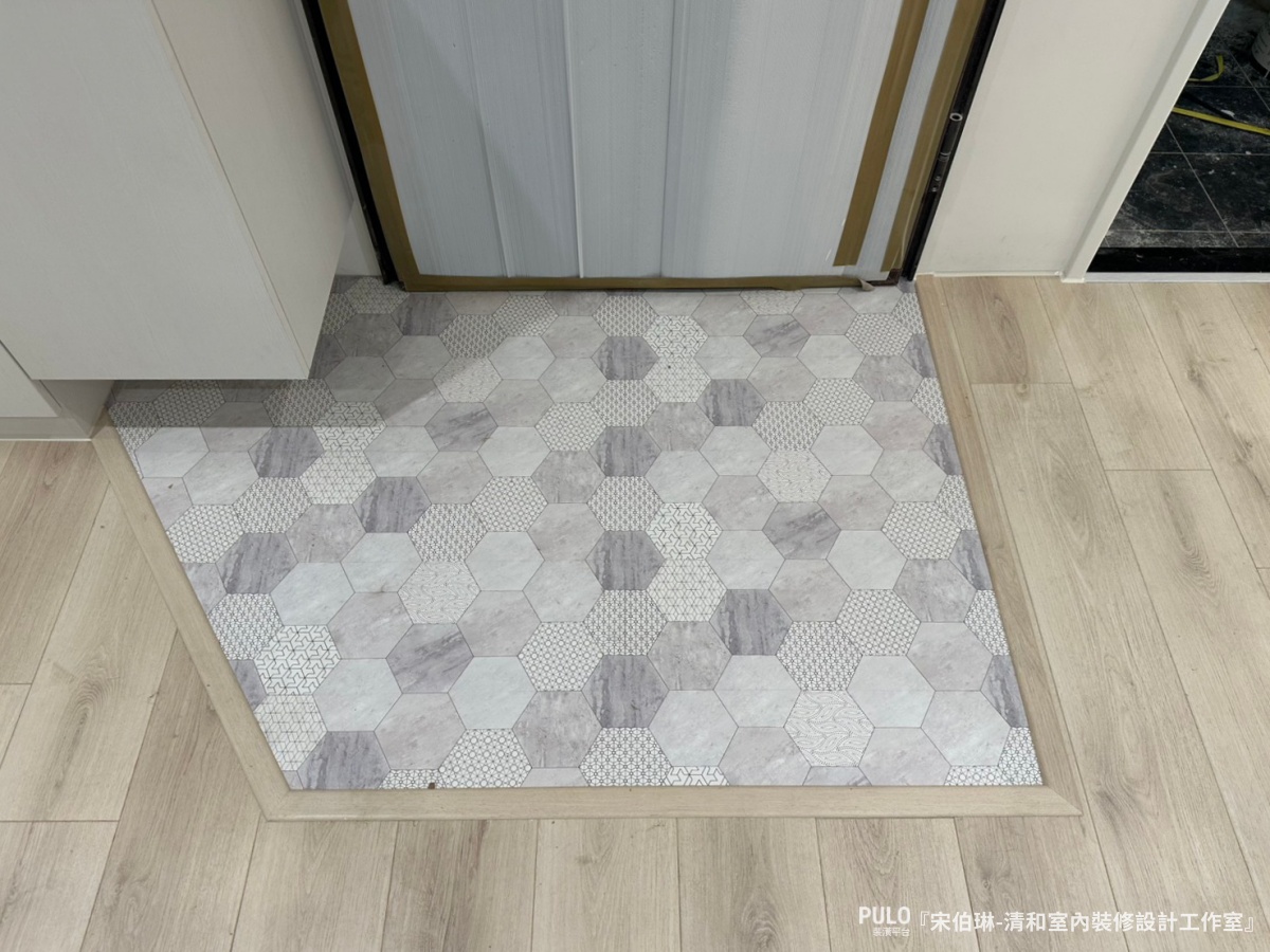 SPC花磚落塵區完工-清和室內裝修設計工作室小宅裝潢 - PULO裝潢平台