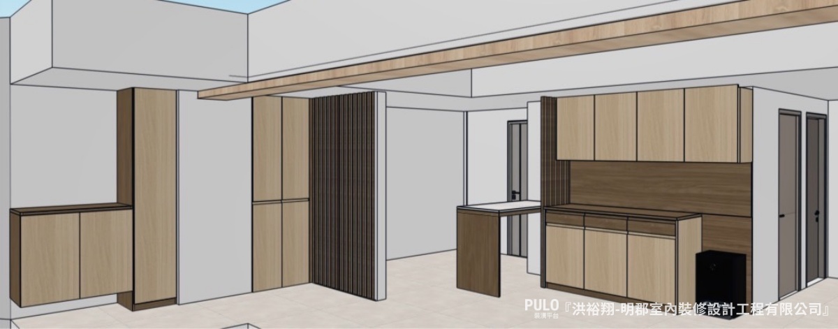 智能家居控必看！桃園室內設計開箱：雲石漆與青空燈打造工程師的清爽機能宅-明郡室內裝修設計工程有限公司智能家居作品 - PULO裝潢平台