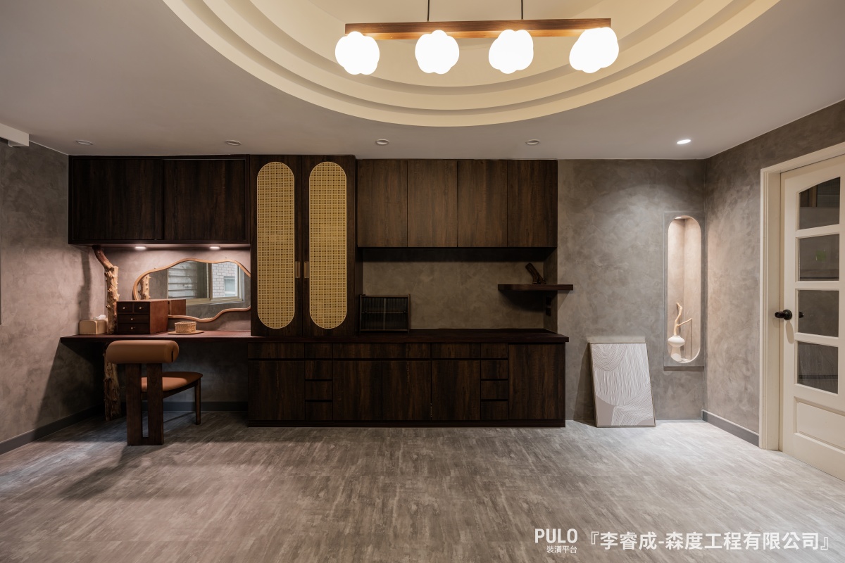 台中老屋設計｜17坪沈穩古典精緻宅。森度工程有限公司台中室內設計作品 - PULO裝潢平台