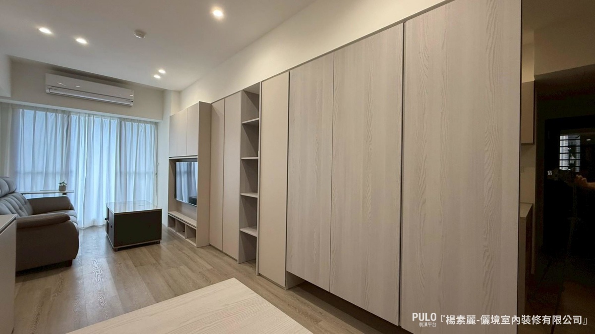 桃園室內設計實例｜22坪銀髮宅系統櫃規劃，樂齡友善的簡約輕裝潢-儷境室內裝修有限公司桃園室內設計 - PULO裝潢平台