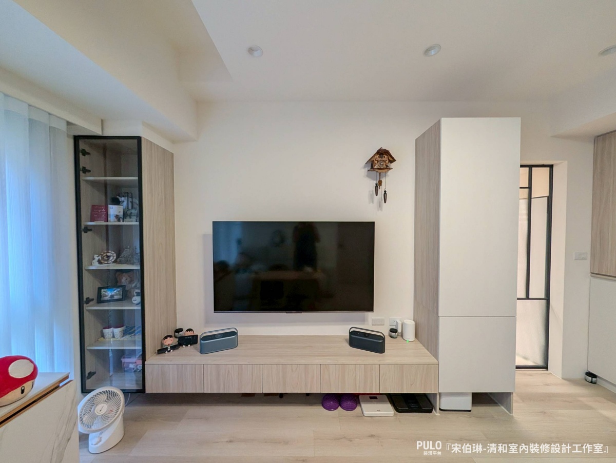 小坪數電視牆設計-清和室內裝修設計工作室小宅裝潢 - PULO裝潢平台