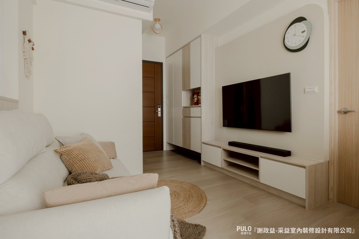 采益室內裝修設計有限公司小坪數裝潢作品 - PULO裝潢平台 小坪數裝潢必看!新北15坪系統櫃設計,極簡風打造最強收納宅-采益室內裝修設計有限公司小坪數裝潢作品 - PULO裝潢平台