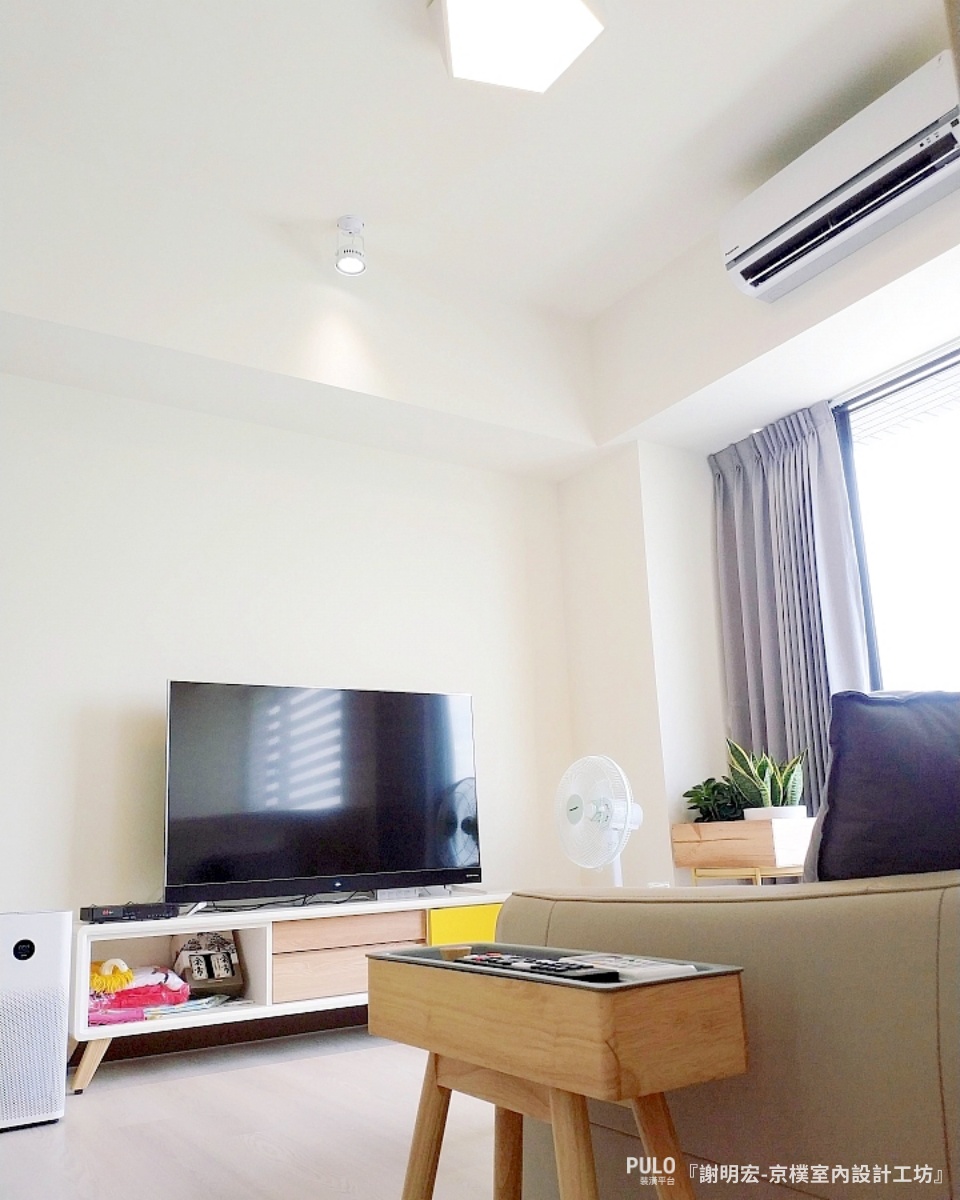 低預算高雄裝潢，北歐風客廳輕裝潢 - 京樸室內設計工坊作品 - PULO裝潢平台