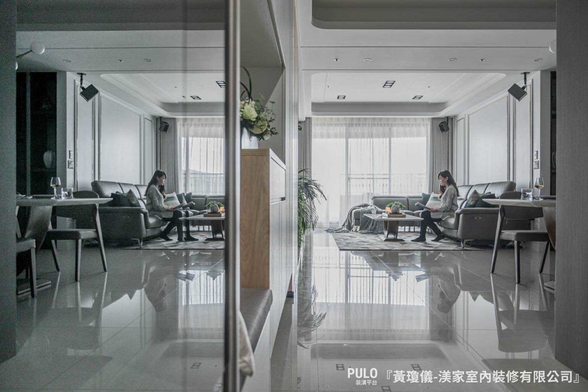 台中新成屋設計｜33坪混搭輕奢風住宅。渼家室內裝修有限公司台中室內設計作品 - PULO裝潢平台