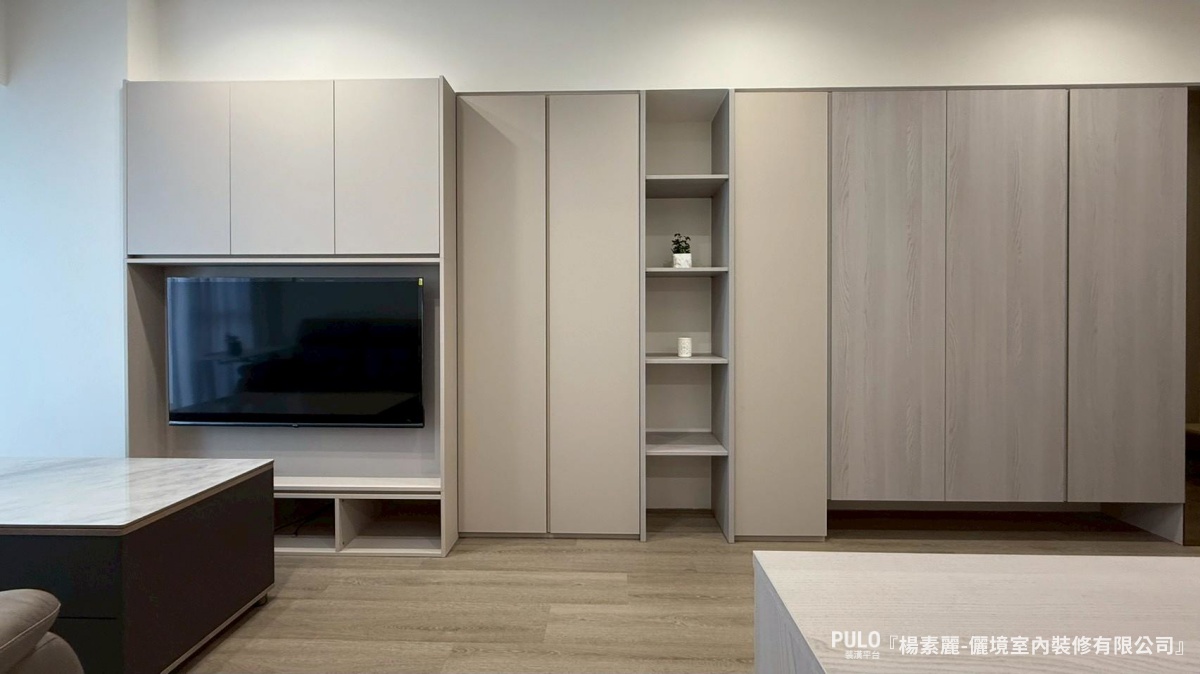 桃園室內設計實例｜22坪銀髮宅系統櫃規劃，樂齡友善的簡約輕裝潢-儷境室內裝修有限公司桃園室內設計 - PULO裝潢平台