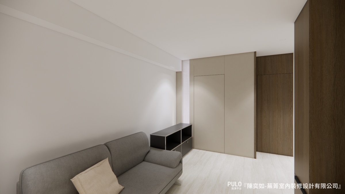 高雄室內設計案例，12坪小宅這樣解決暗廳格局問題。蕪菁室內裝修設計有限公司高雄室內設計作品 - PULO裝潢平台
