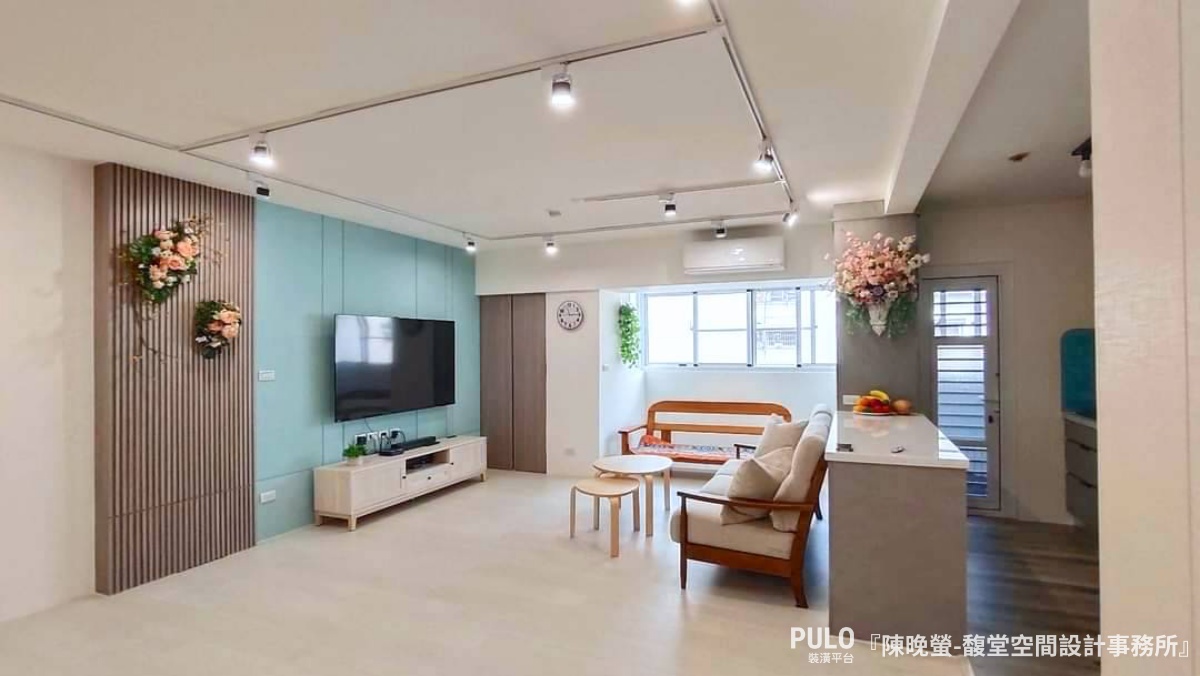30坪高雄室內設計，開放式廚房裝潢案例 - PULO裝潢平台