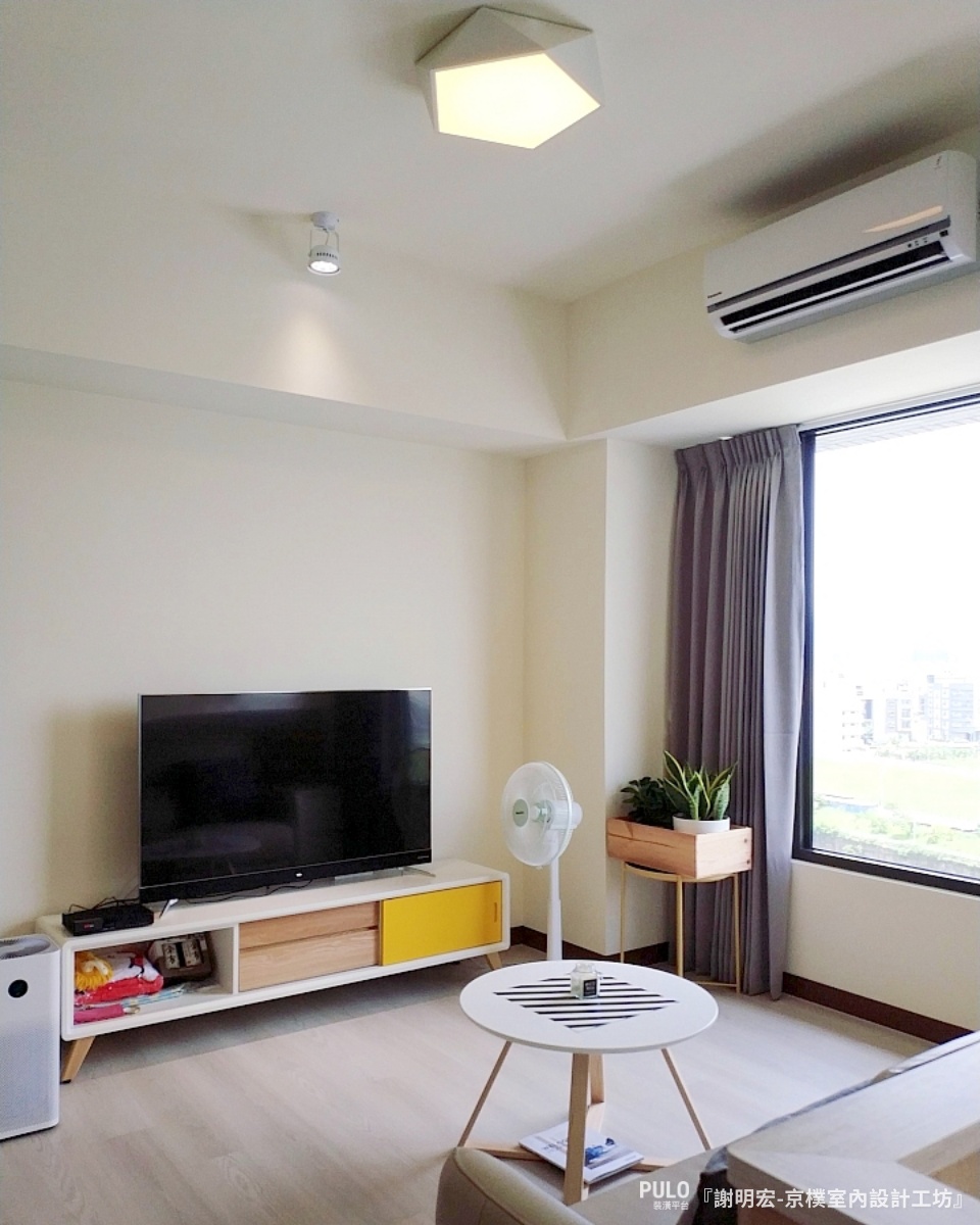 低預算高雄裝潢，北歐風客廳輕裝潢 - 京樸室內設計工坊作品 - PULO裝潢平台