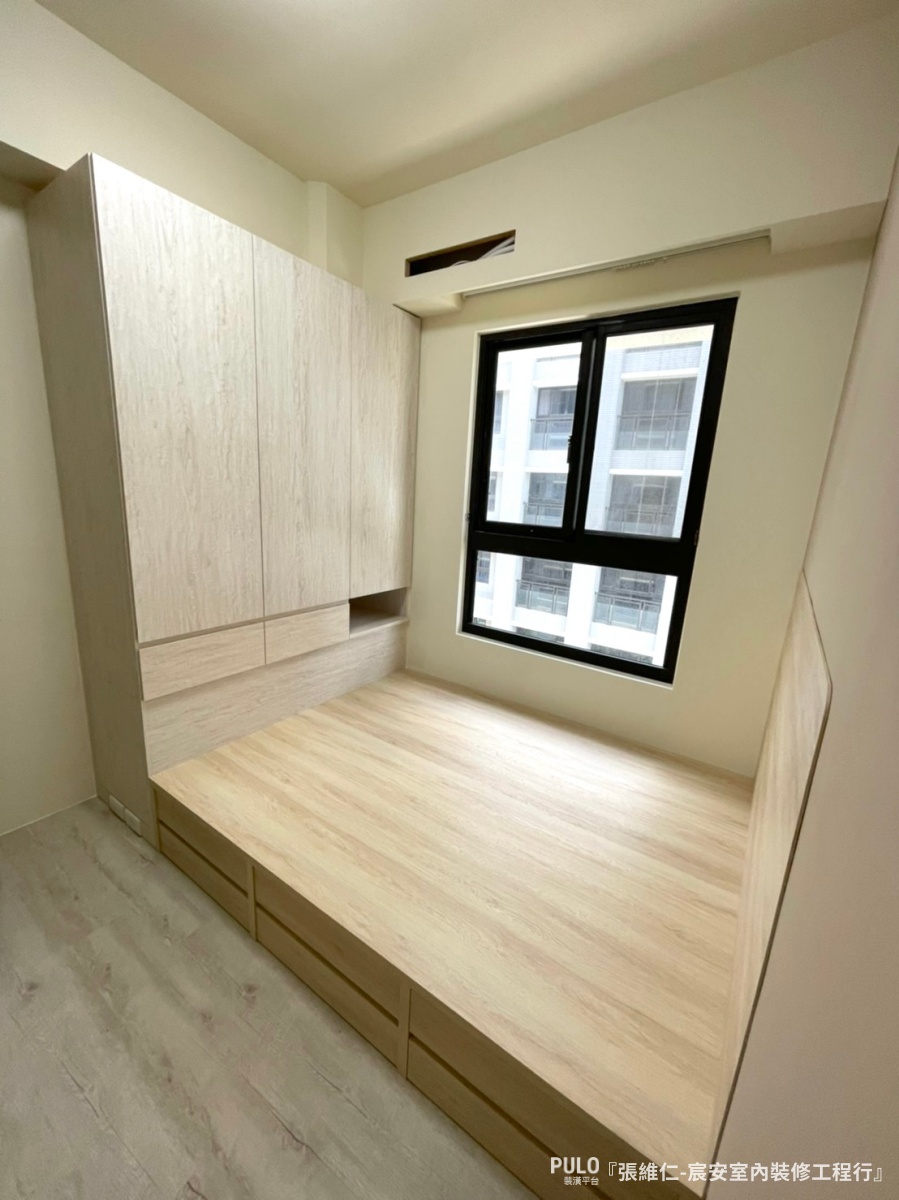 宸安室內裝修工程行台中油漆作品 - PULO裝潢平台 次臥跳色:乳膠漆 NN2570-3-宸安室內裝修工程行台中油漆作品 - PULO裝潢平台