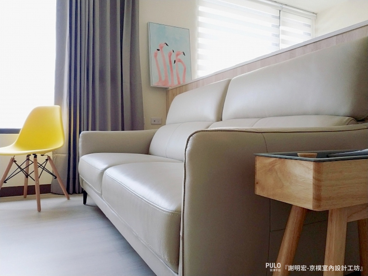 低預算高雄裝潢，北歐風客廳輕裝潢 - 京樸室內設計工坊作品 - PULO裝潢平台