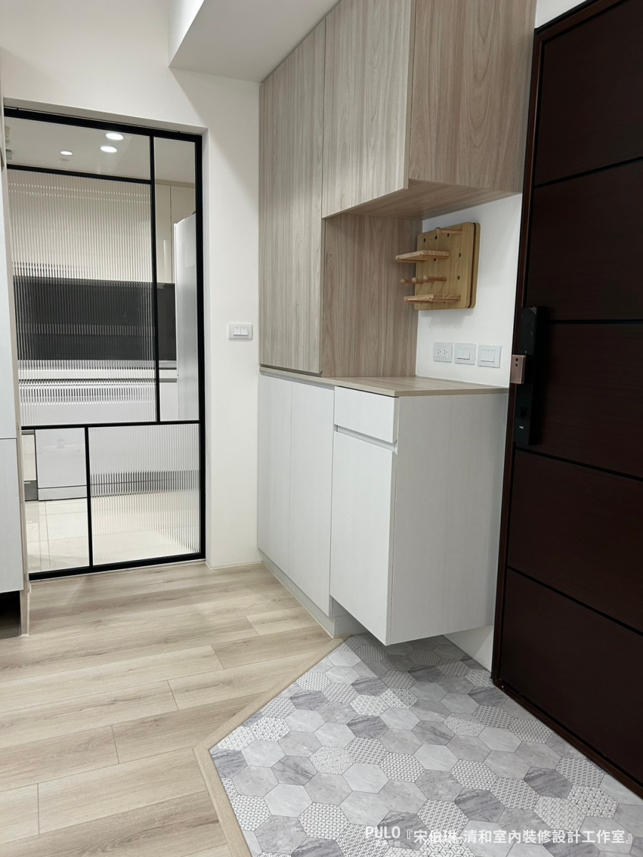 玄關系統櫃-清和室內裝修設計工作室小宅裝潢 - PULO裝潢平台