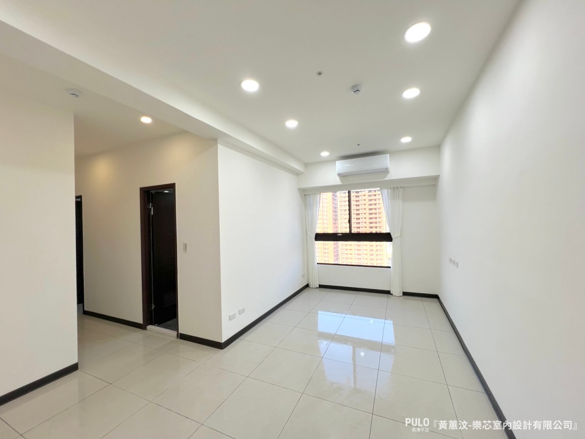 天花板裝潢、冷氣窗簾一次到位，桃園16坪輕裝潢花了多少費用？樂芯室內設計有限公司作品 - PULO裝潢平台