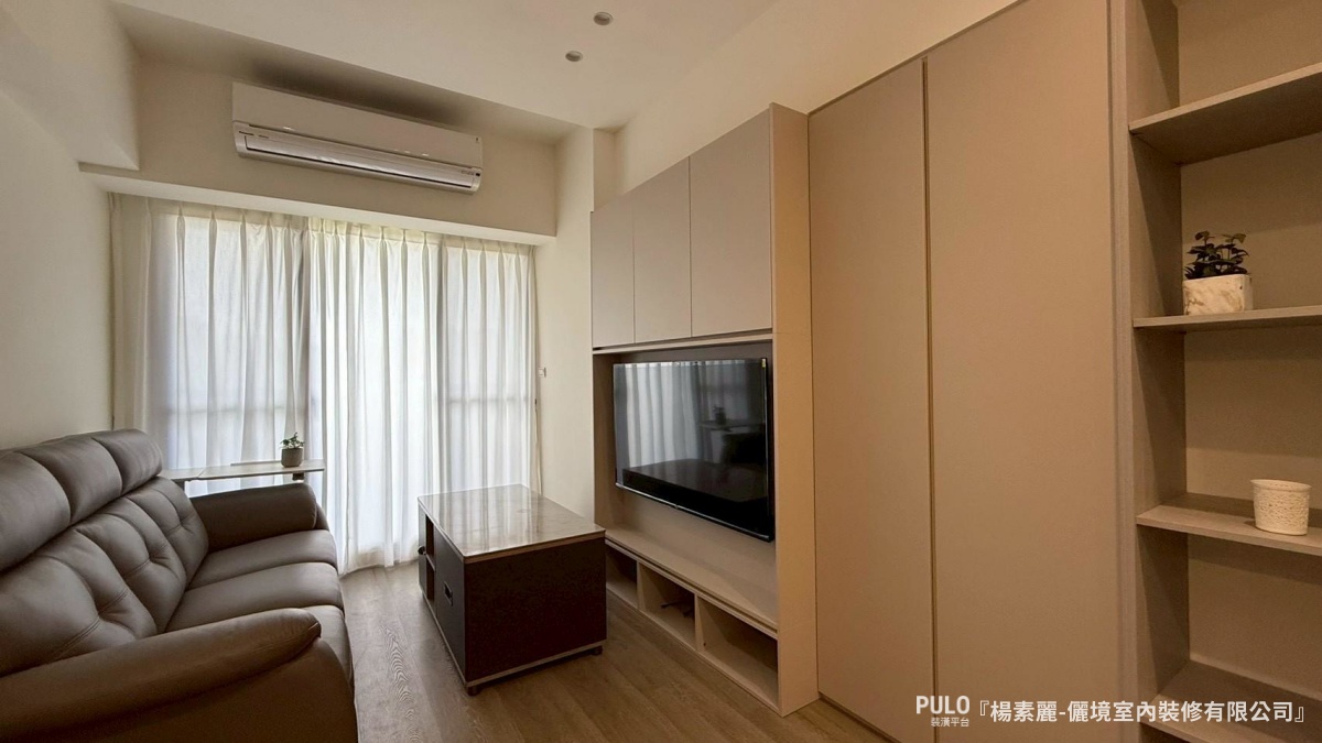 桃園室內設計實例｜22坪銀髮宅系統櫃規劃，樂齡友善的簡約輕裝潢 - PULO裝潢平台