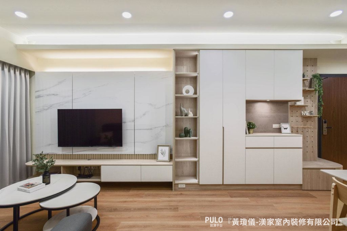 台中室內設計｜13坪木質收納小宅。渼家室內裝修有限公司台中室內設計作品 - PULO裝潢平台