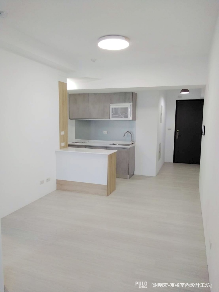 京樸室內設計工坊輕裝潢作品 - PULO裝潢平台 【15坪輕裝潢實例】木作天花板包覆術,完美隱藏小宅排油煙管線 - 京樸室內設計工坊輕裝潢作品 - PULO裝潢平台