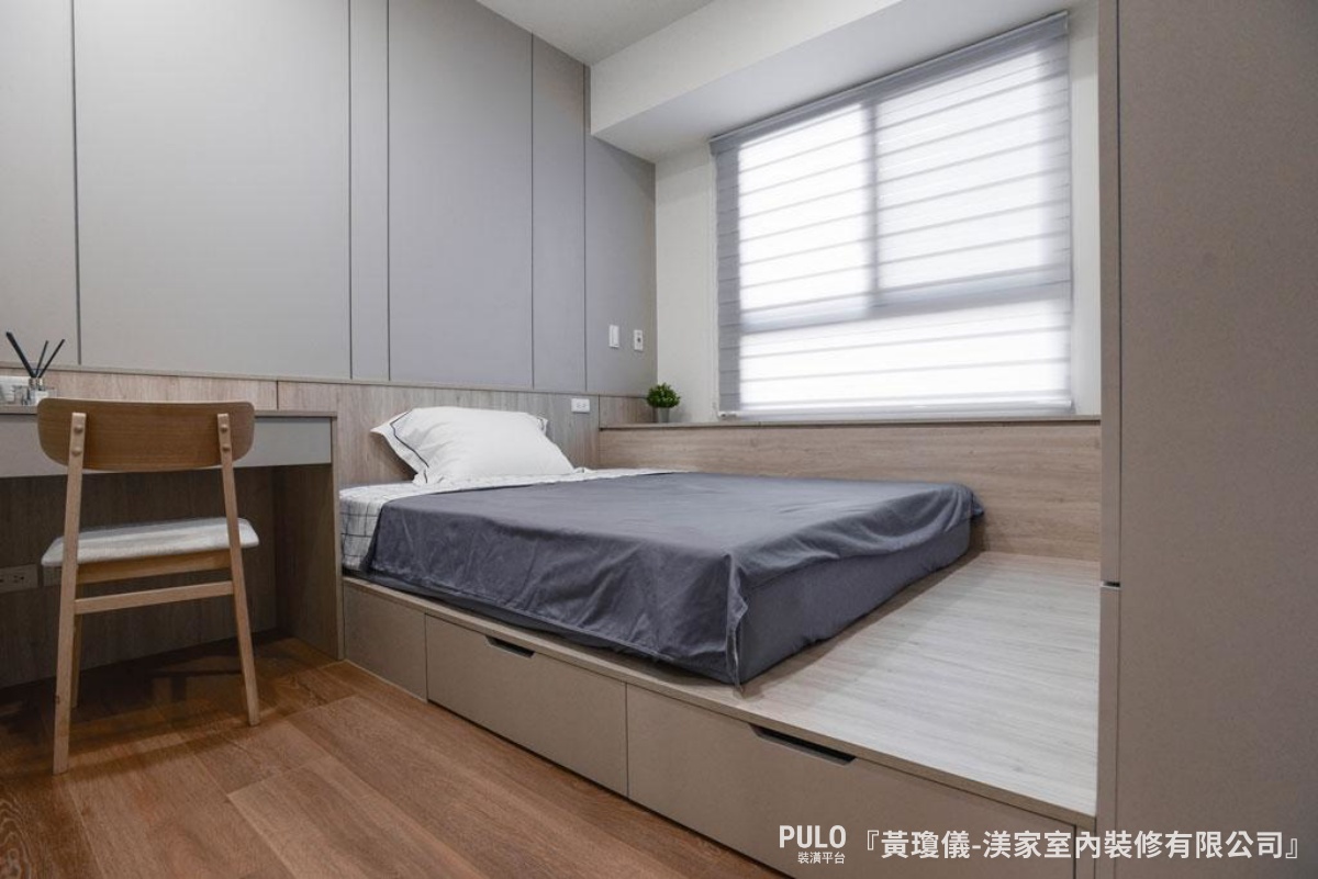 台中室內設計｜13坪木質收納小宅。渼家室內裝修有限公司台中室內設計作品 - PULO裝潢平台