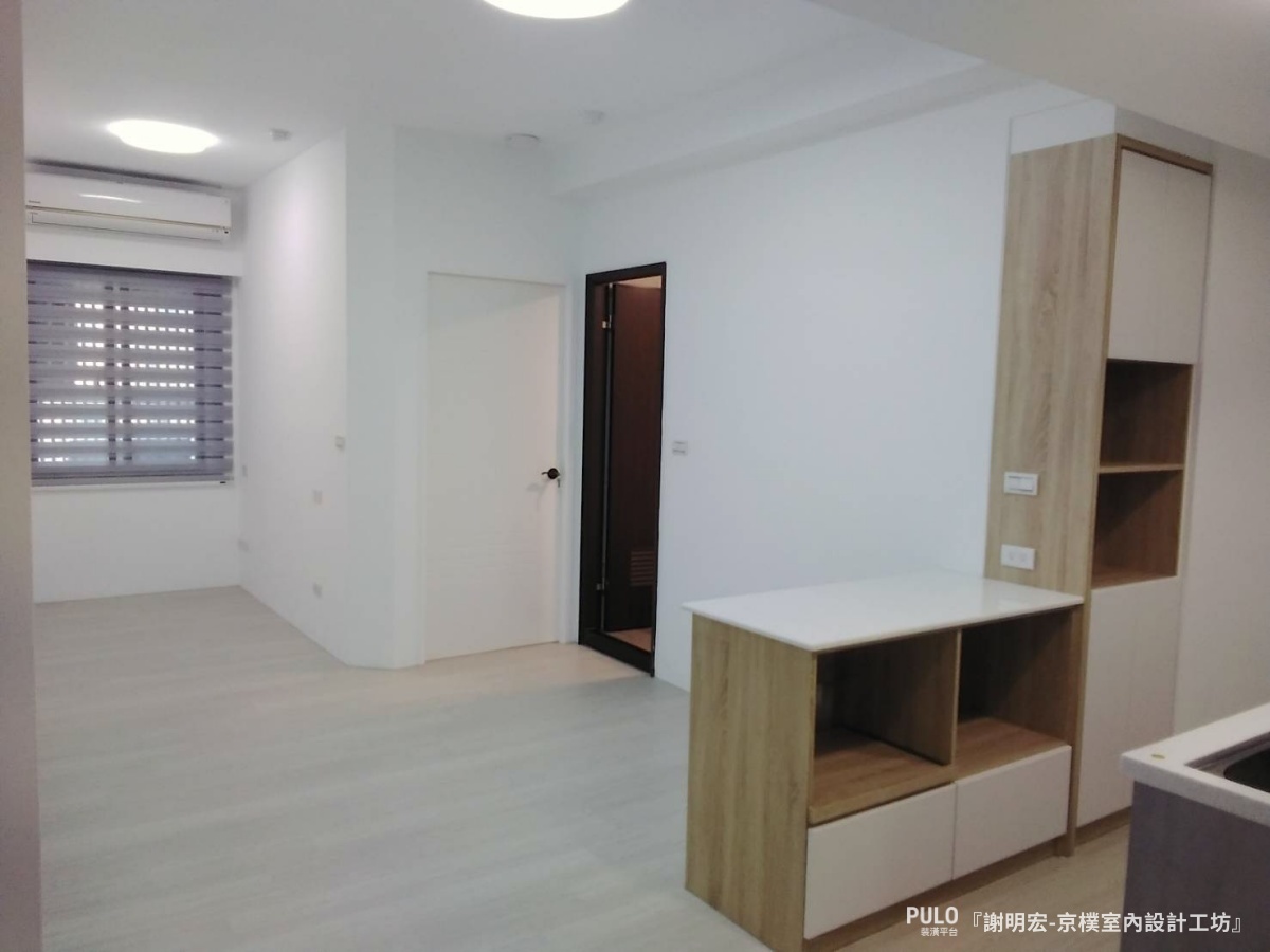 京樸室內設計工坊輕裝潢作品 - PULO裝潢平台 【15坪輕裝潢實例】木作天花板包覆術,完美隱藏小宅排油煙管線 - 京樸室內設計工坊輕裝潢作品 - PULO裝潢平台