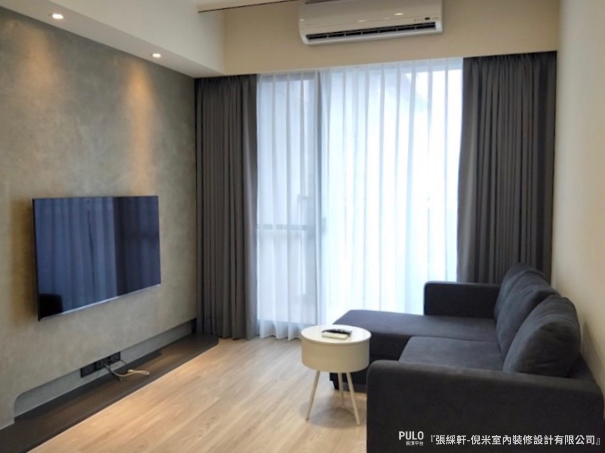 台中裝潢，工業風兩房小宅，單身女子的16坪極簡設計。倪米室內裝修設計有限公司作品 - PULO裝潢平台