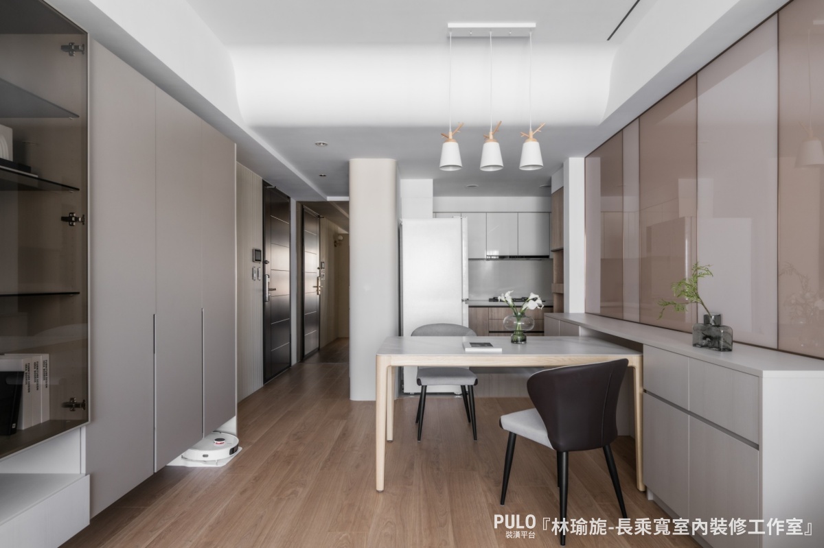 台中新成屋設計｜灰調司曼特18坪居家。長乘寬室內裝修工作室台中室內設計作品 - PULO裝潢平台