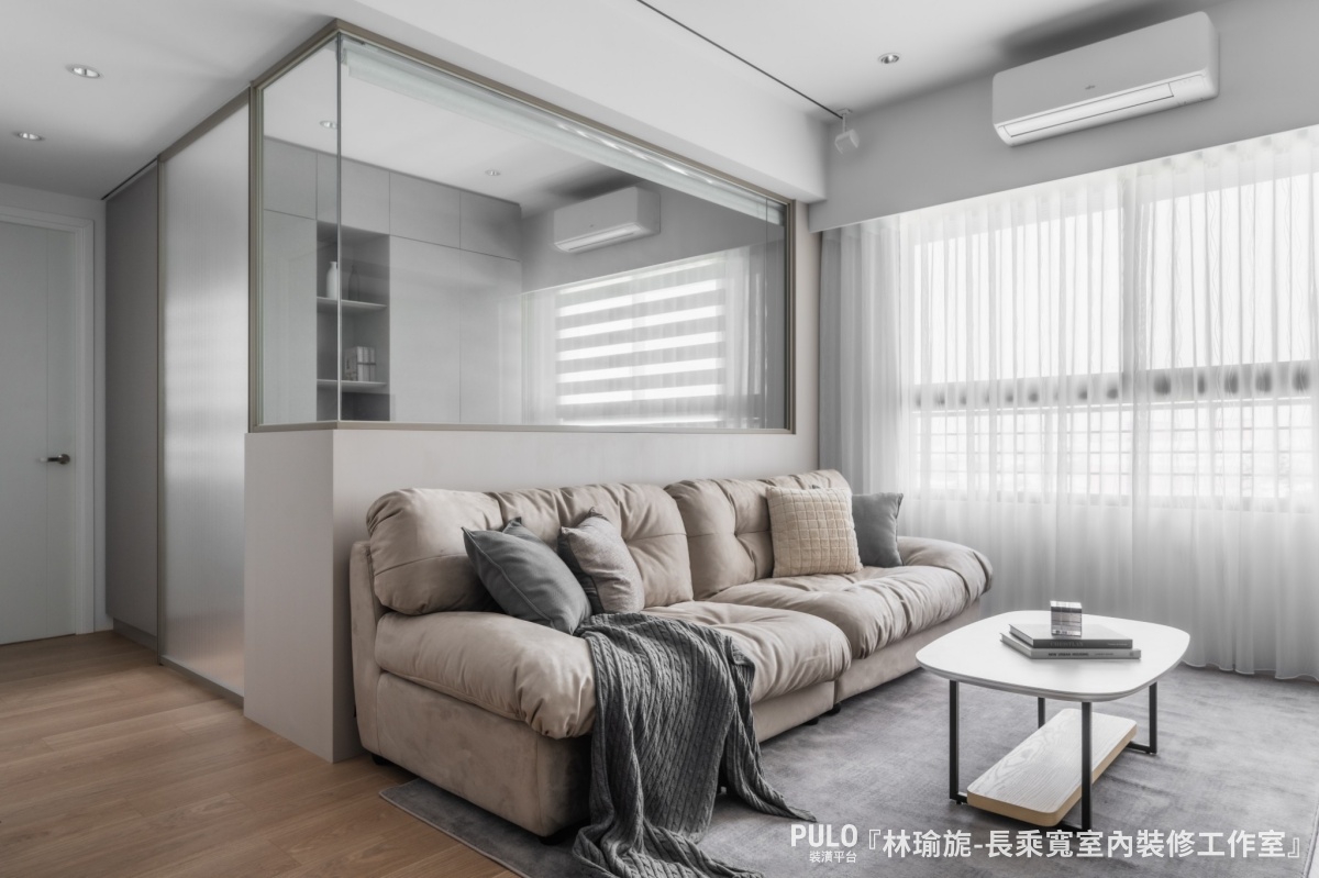 台中新成屋設計｜灰調司曼特18坪居家。長乘寬室內裝修工作室台中室內設計作品 - PULO裝潢平台