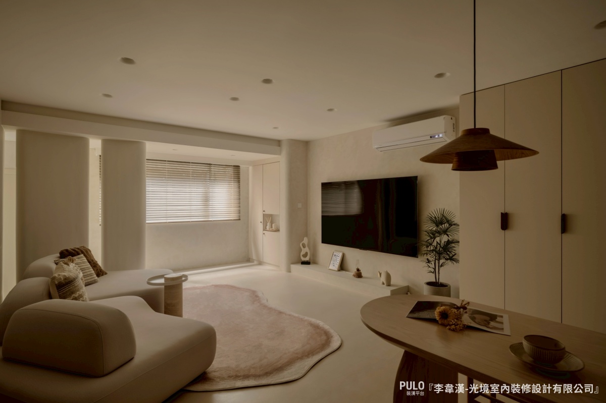 光境室內裝修設計有限公司侘寂風設計- PULO裝潢平台 侘寂風裝潢懶人包:3大元素與配色筆記,小坪數也能打造侘寂風客廳!光境室內裝修設計有限公司侘寂風設計- PULO裝潢平台