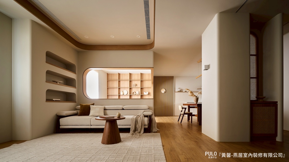 燕居室內裝修有限公司侘寂風設計- PULO裝潢平台 侘寂風裝潢懶人包:3大元素與配色筆記,小坪數也能打造侘寂風客廳!燕居室內裝修有限公司侘寂風設計- PULO裝潢平台