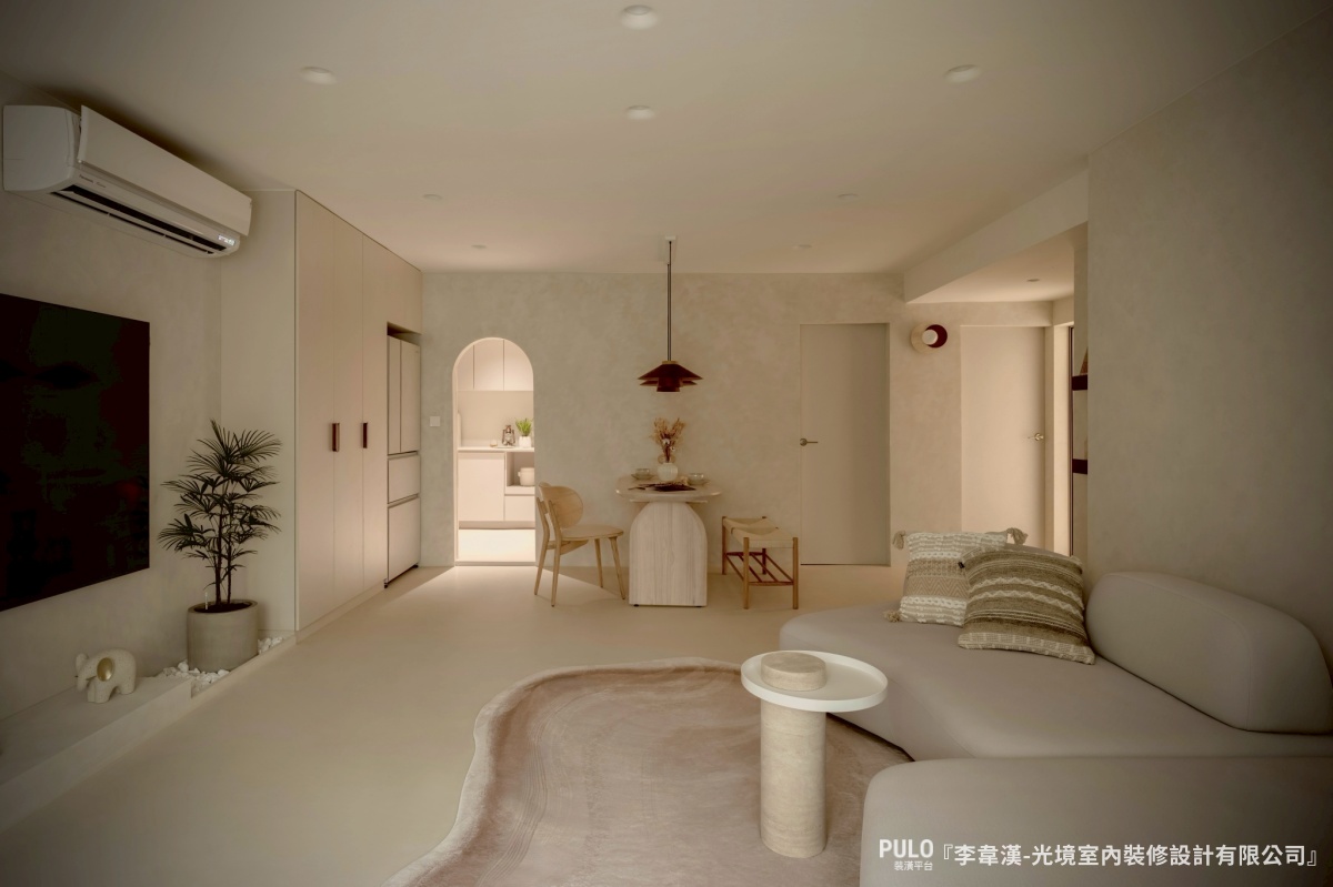 光境室內裝修設計有限公司侘寂風設計- PULO裝潢平台 侘寂風裝潢懶人包:3大元素與配色筆記,小坪數也能打造侘寂風客廳!光境室內裝修設計有限公司侘寂風設計- PULO裝潢平台