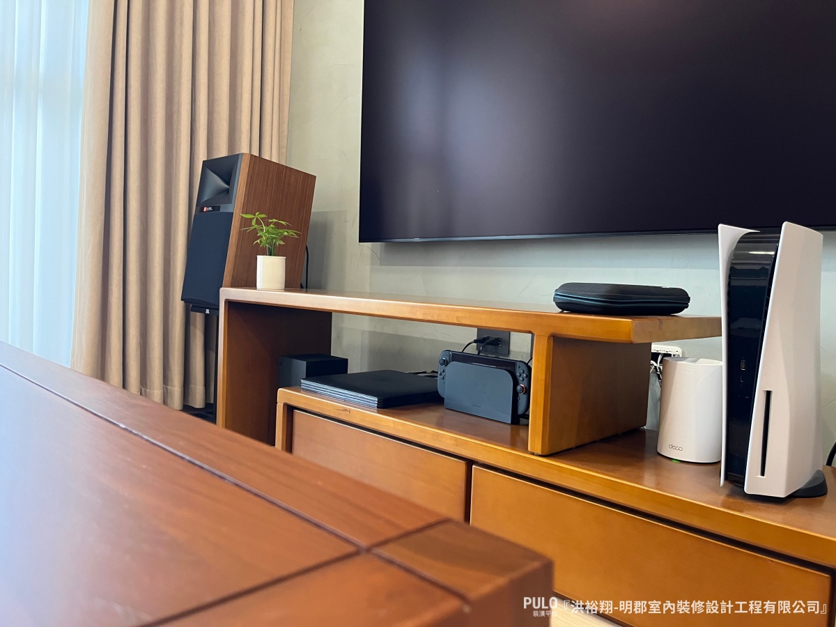 智能家居控必看！桃園室內設計開箱：雲石漆與青空燈打造工程師的清爽機能宅-明郡室內裝修設計工程有限公司智能家居作品 - PULO裝潢平台