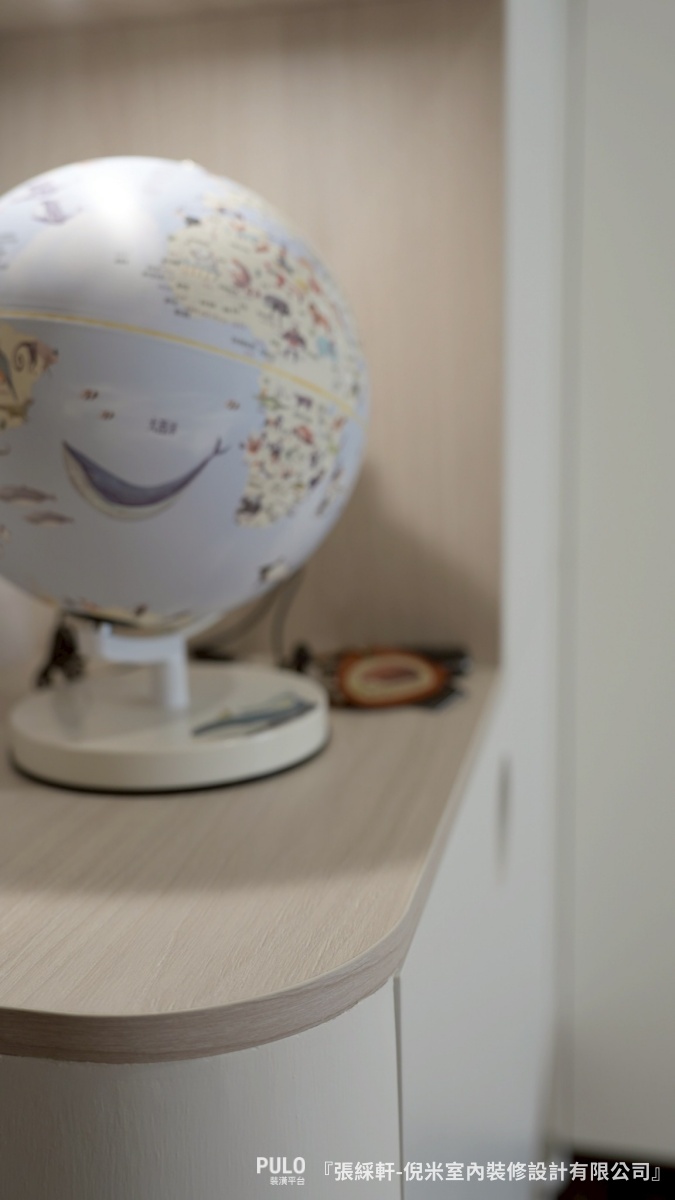 小坪數裝潢必看！台中室內設計案例：16坪白色系居家，用系統櫃與圓弧設計放大空間感-倪米室內裝修設計有限公司台中室內設計 - PULO裝潢平台