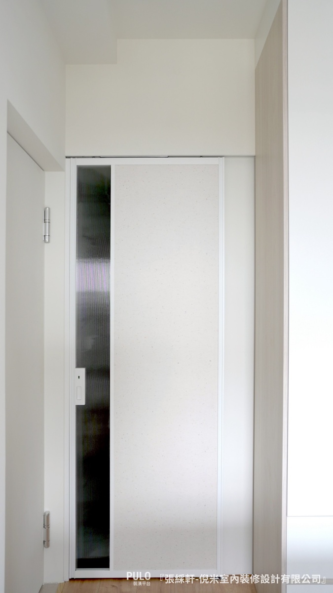 小坪數裝潢必看！台中室內設計案例：16坪白色系居家，用系統櫃與圓弧設計放大空間感-倪米室內裝修設計有限公司台中室內設計 - PULO裝潢平台